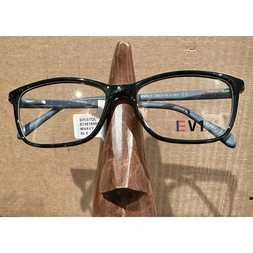 EV1 Bristol MNavy Eyeglass FRAMES ONLY 56.5-16.0-145